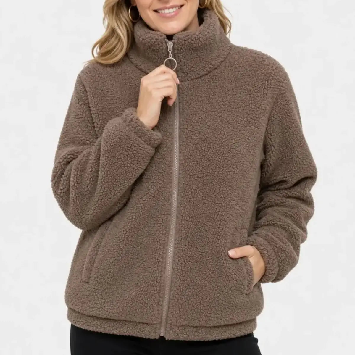 😍 Féláron! 【M-4XL】Téli polárkabát, megerősített báránykabát, meleg mellény