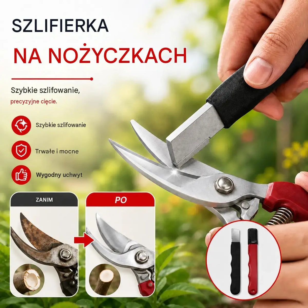 💥50% taniej💥【Zestaw 10 sztuk】Przenośne ostrzałki do noży i nożyczek do użytku zewnętrznego