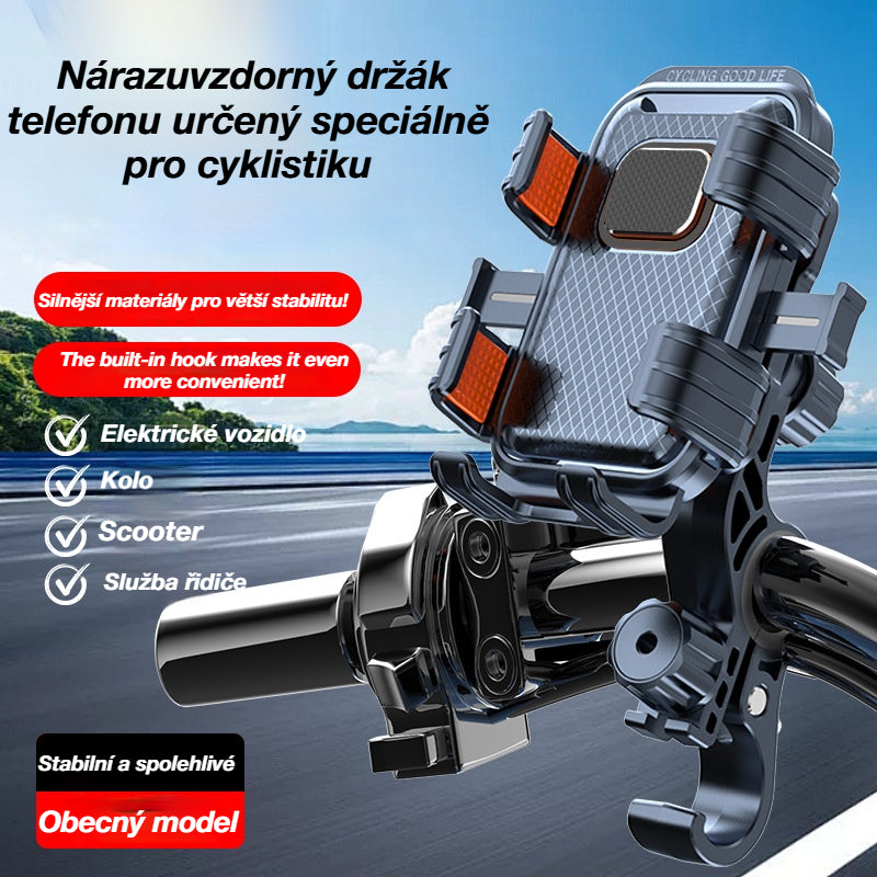 🚲🔥 Nárazuvzdorný držák telefonu určený speciálně pro cyklistiku