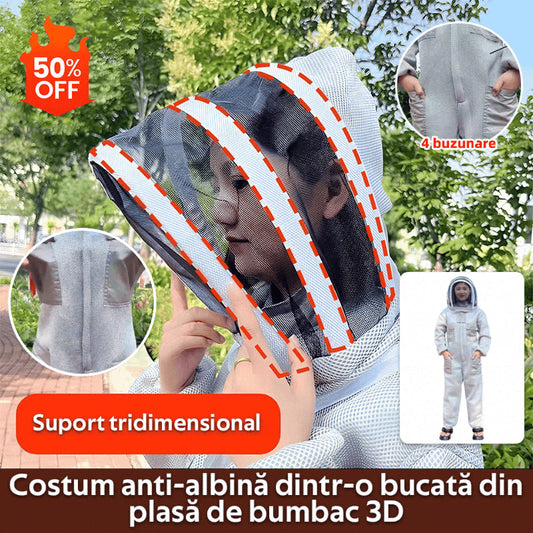【L-2XL】🐝Mono de abeja confeccionado en malla de algodón 3D
