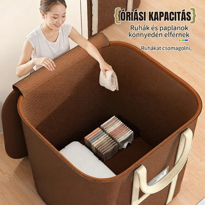 【3 darab - Extra nagy 50*40*50】Extra nagy kapacitású költöztető tárolótáskák, szekrényként is használhatók