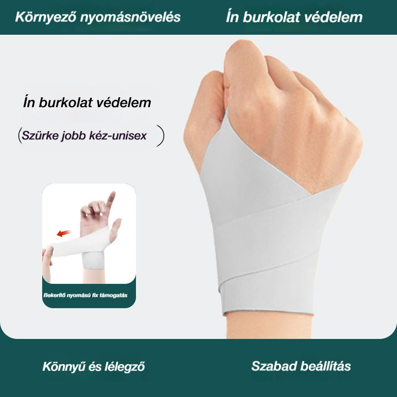 🏋️‍💪【Bal kéz + Jobb kéz】Légáteresztő és nyomás alatt megerősített vékony csuklópánt sporthoz és fitneszhez