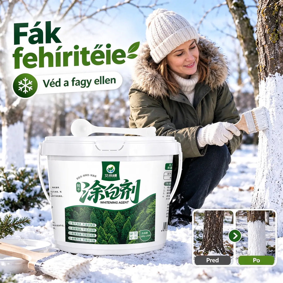 🌳 Kettős védelem növényeidnek ezen a télen! ❄️ Fagyvédelem + rovarölő szer csomag 🌱✨
