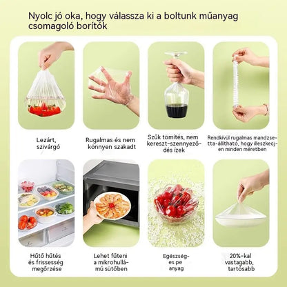 🥗✨ 450 darab = egy évre elegendő/9900 Forint | Rugalmas fedők tányérokhoz, tálakhoz és edényekhez
