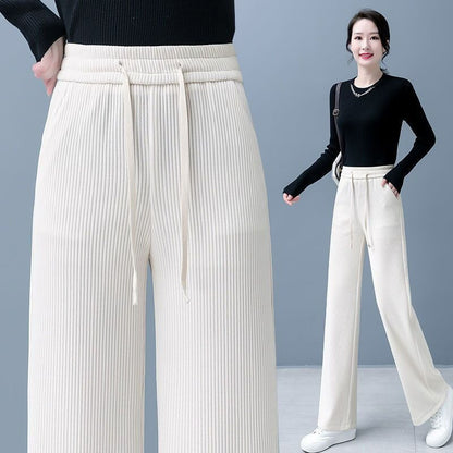 🔥【Kup jeden a jeden dostaneš zdarma】👖 Nové sametové ležérní kalhoty se širokýma nohama, velmi pohodlné na nošení.