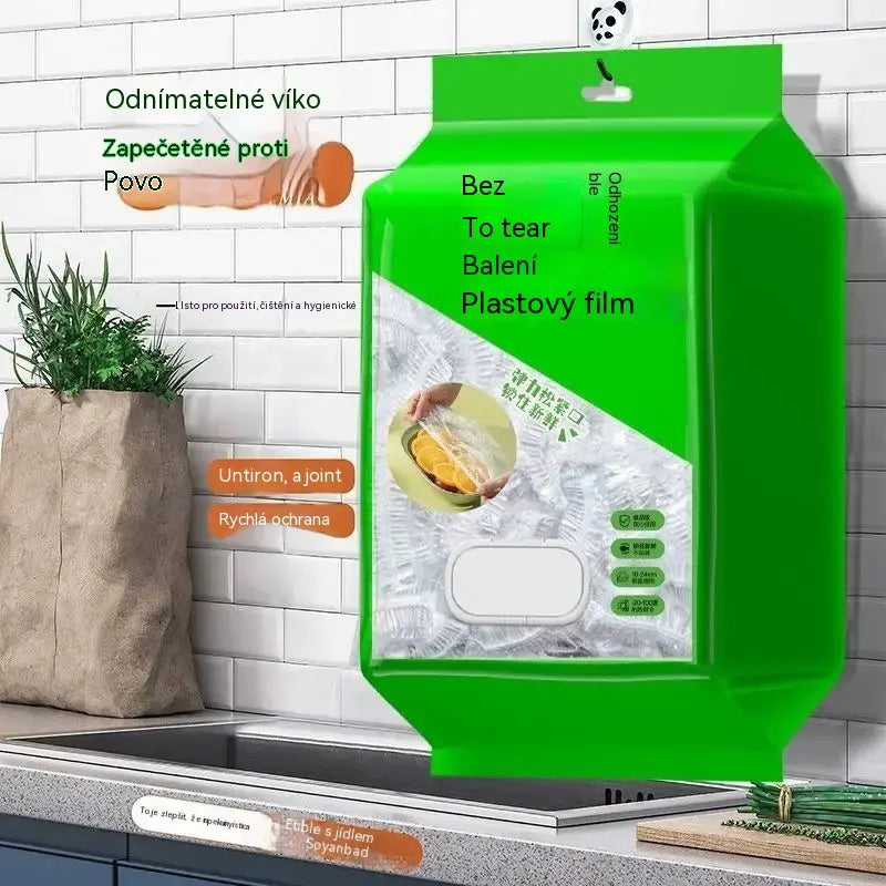 🥗✨ 450 kusů v balení, vydrží jeden rok / 620 Kč, jednorázové obaly na potraviny | Flexibilní obal vhodný na talíře, misky a různé nádoby