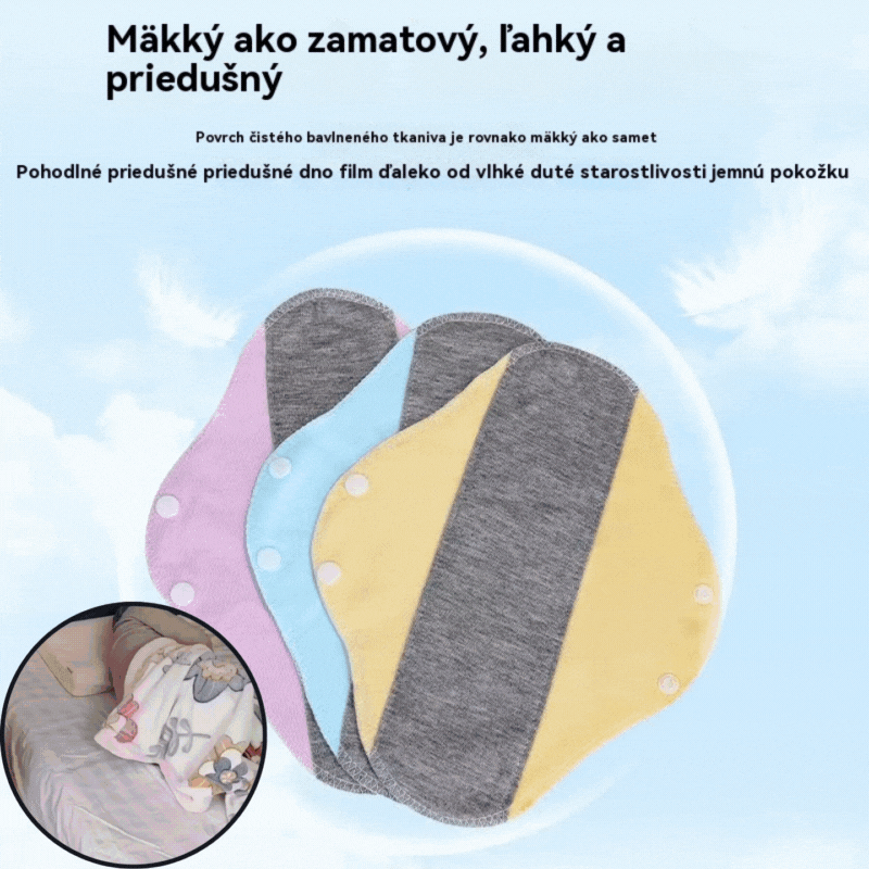 🔥🌈【Αγοράστε 3 και πάρτε 3 δωρεάν】Πλένουσες αντιβακτηριακές σερβιέτες από βαμβάκι γραφενίου, αποτρέπουν τις πλευρικές διαρροές