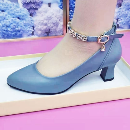 ✨👠【35-40】Nowe letnie modne buty na obcasie z miękką podeszwą 2025