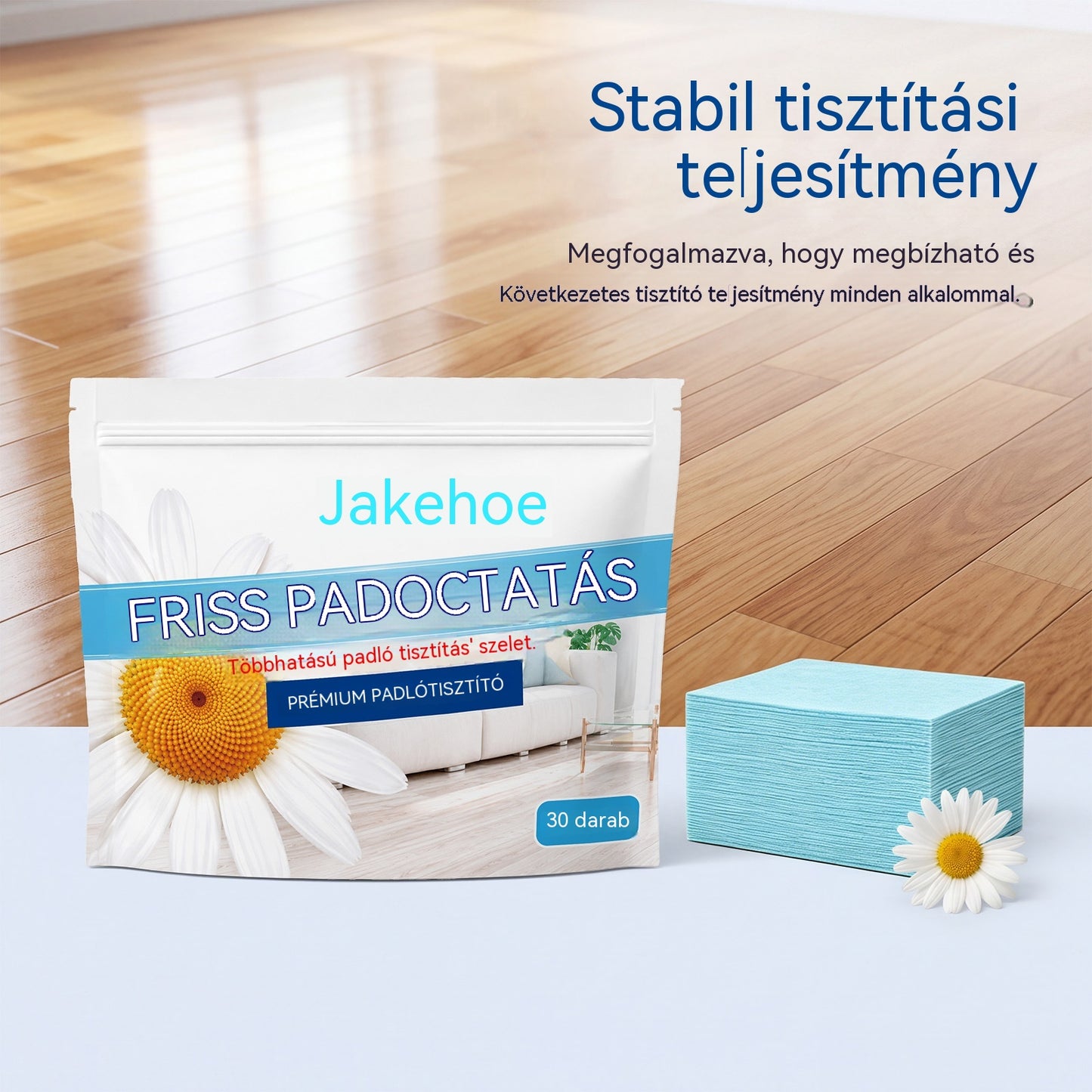 ✨ Csempepadló-tisztító – Mélytisztító hatású fugákhoz, kő- és kerámiapadlókra (1 csomag/30 darab) 😌