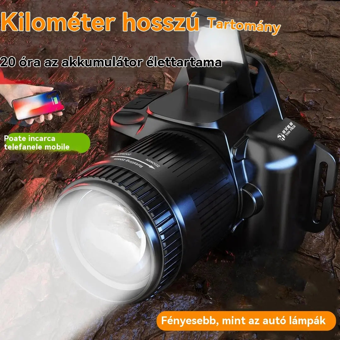 ⚡ Nagy teljesítményű német zseblámpa❗❗❗ Már csak az utolsó 100 darab maradt⚡