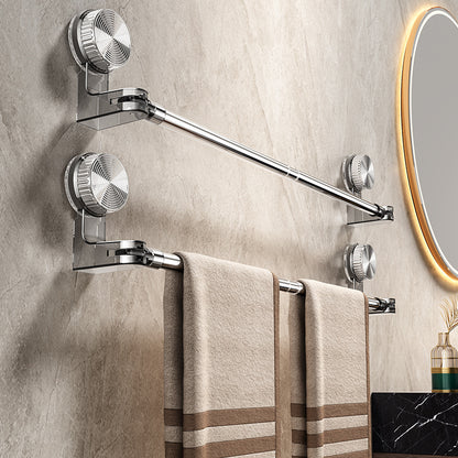 🎁✨🚿Ľahký dizajn bez vŕtania — výsuvný vešiak na uteráky s prísavkou