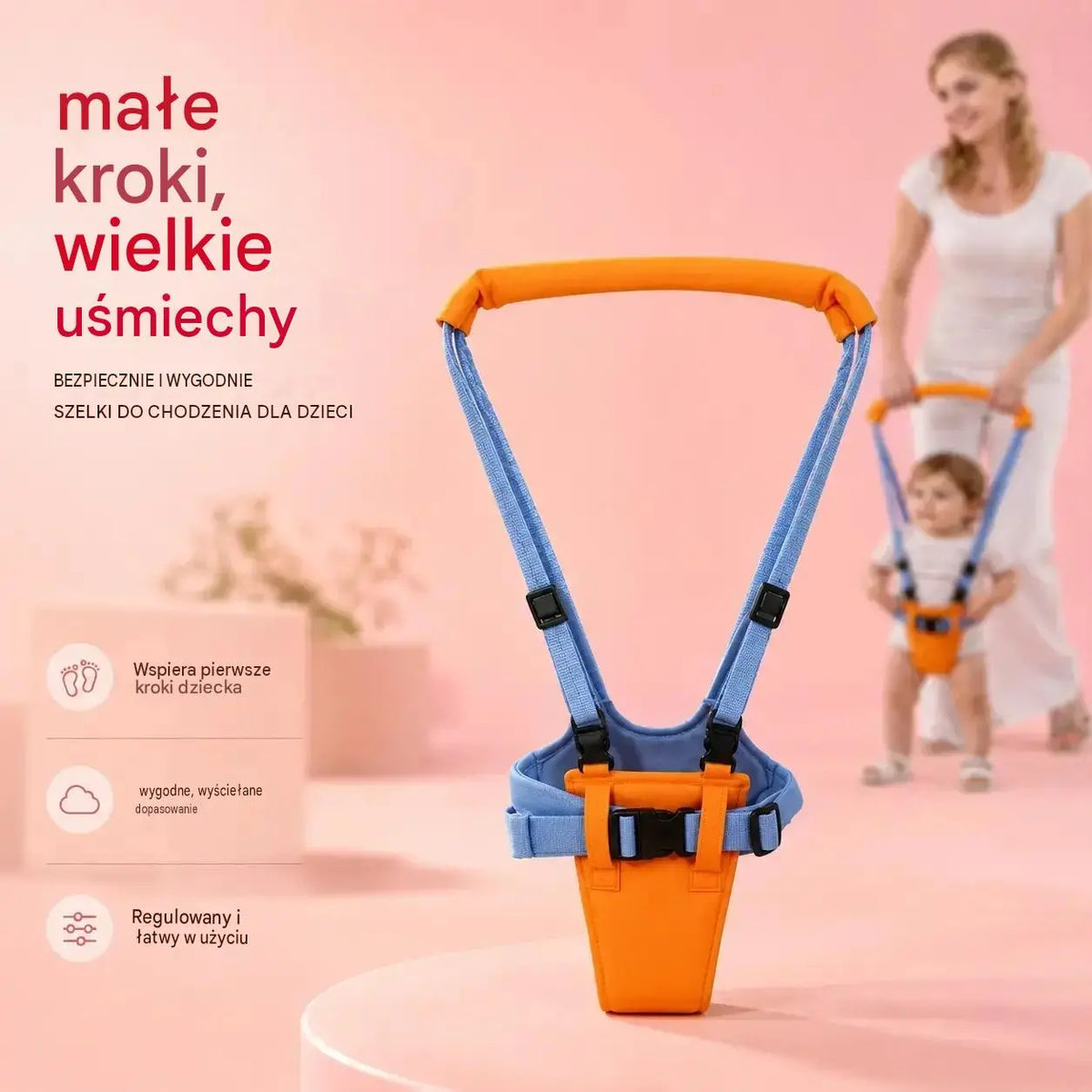 👶🚶 Regulowane nosidełko dla dziecka z odpinanym siedziskiem biodrowym