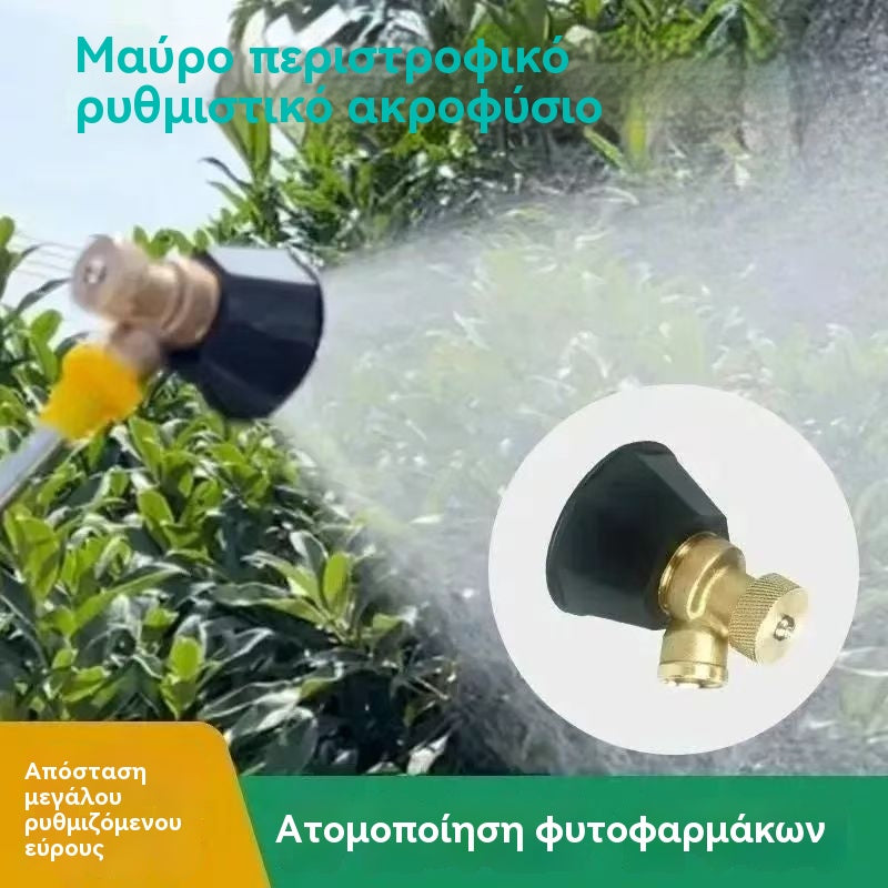 🔥【Αγοράστε 2 Πάρτε 2 Δωρεάν】🚿Ρυθμιζόμενος ψεκαστήρας υψηλής πίεσης για γεωργία, κατασκευασμένος από καθαρό χαλκό, αντιανεμικός.
