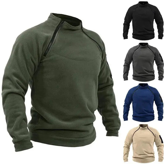🔥【S-4XL】Teplé a volné na podzim a v zimě Nové pánské outdoorové termotriko