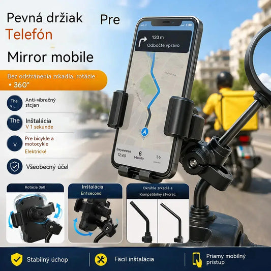 🚴 Držák telefonu na motorku s bezpečným úchopem