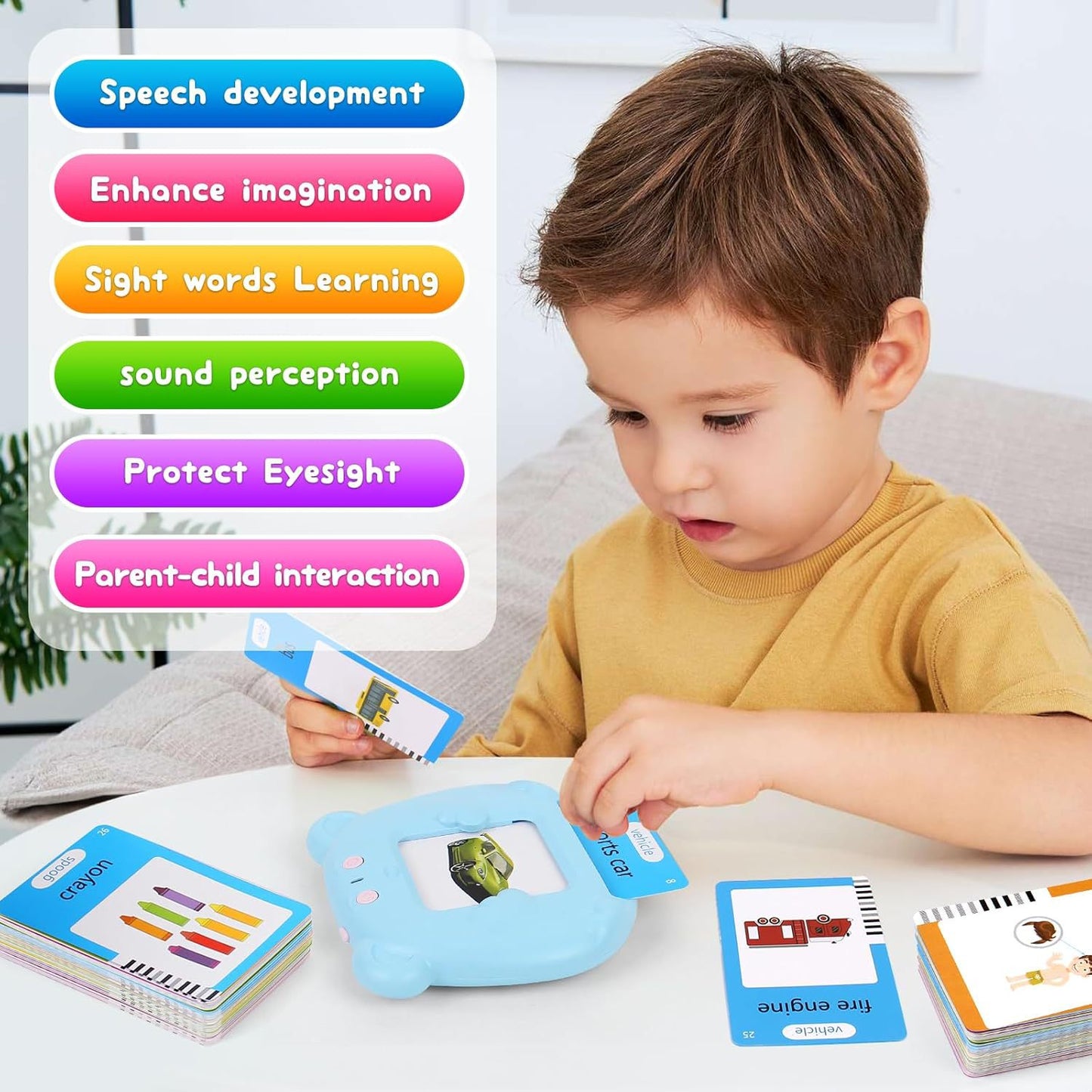 Juguetes educativos para niños, máquinas de educación temprana en inglés