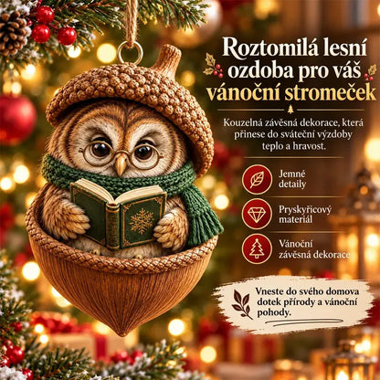 🎉【Vásárolj 6-ot, kapsz 6-ot ingyen】🤩12 termék 8500 Ft-ért 🎁Vadonatúj 2D akril karácsonyi dizájn: fenyőtoboz forma és állatminták