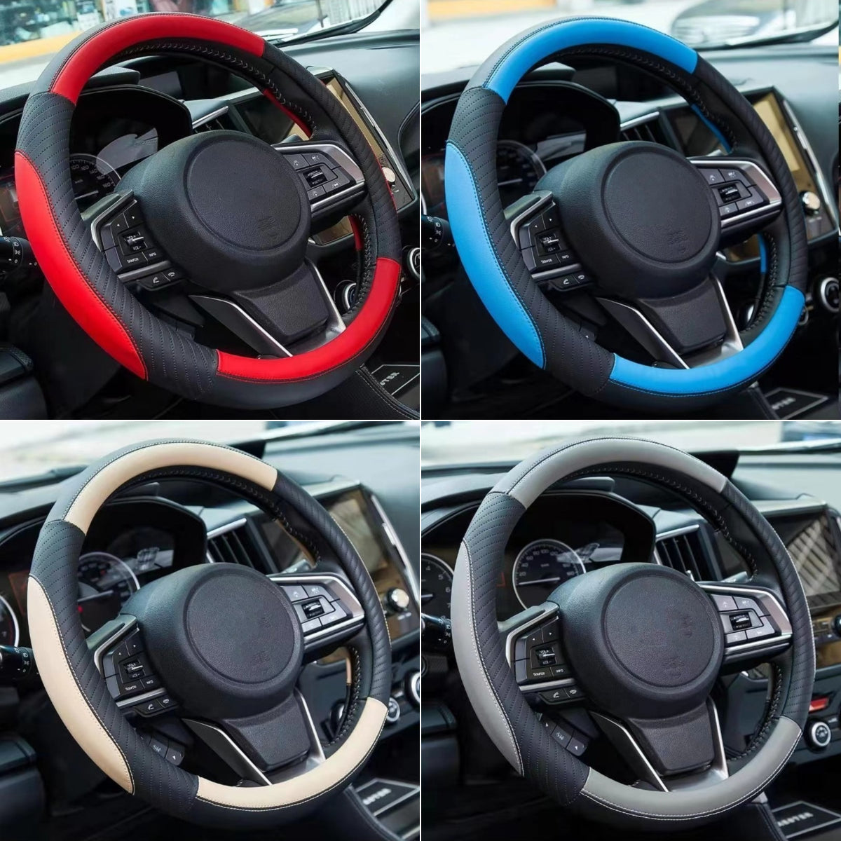 🔥 Navlaka za volan od prave kože – Univerzalna, protuklizna i izdržljiva navlaka za automobil 🚘