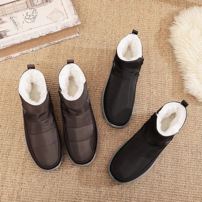 🔥30% KEDVEZMÉNY🔥【39-45】👟Férfi téli cipő: tiszta pamut, gyapjúbéléses, bársonyos és vastag szőrmés