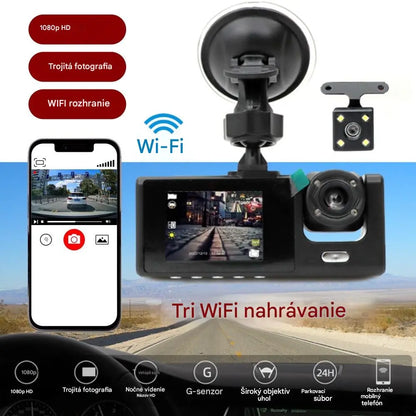🚗HD 1080p nahrávanie z auta pomocou cúvacej kamery