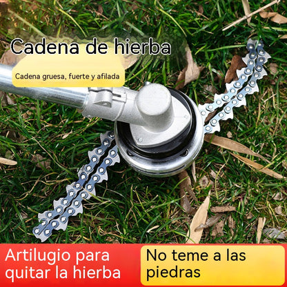Cabezal de desbrozadora de eslabones de cadena M10 de alta dureza, engrosado y resistente a los impactos