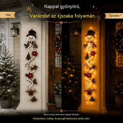 🎄🎃Utolsó nap! 🎅Élvezze a 49% kedvezményt a kivilágított karácsonyi ajtódíszekre!