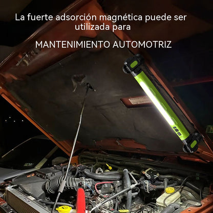 Luz magnética multifuncional para exteriores