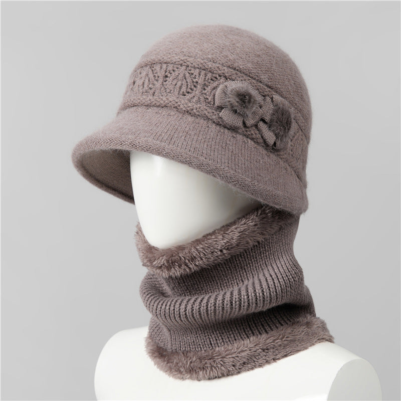 🧶Kapa + šal🧶 Topli zimski pratitelj: topla pletena vunena kapa
