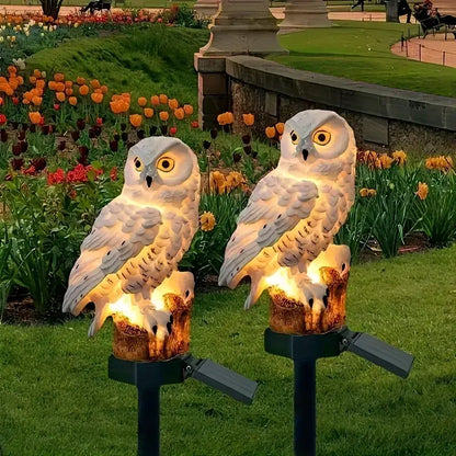 [Vásároljon egyet, kapjon egyet ingyen] 🦉 Dekoratív napelemes bagolyfény – Vigyen meleg fényt kertjébe
