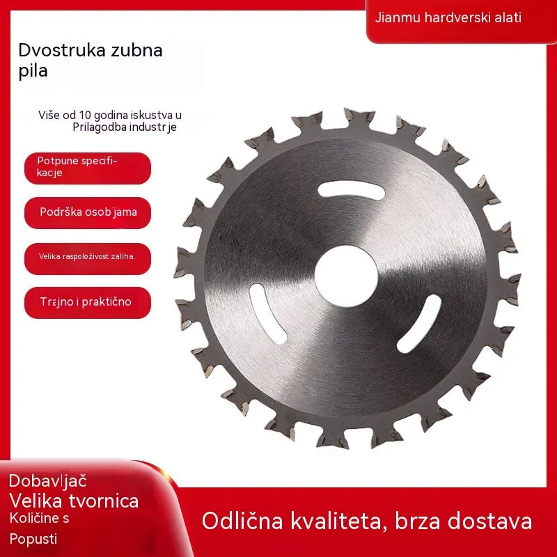 ⚙️⚡Kupite jedan, dobijte jedan gratis⚡🔨🔥 Dvosjekli list pile od legure za obradu drveta