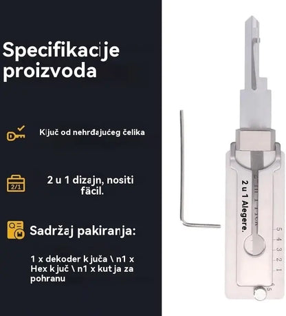 🔐Különleges promóciók ezen a héten🔑 - 49% kedvezmény🔥Rozsdamentes acél kulcsdekóder