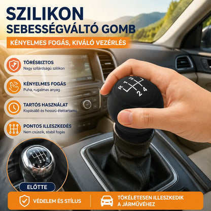 5 darab8400Ft✨ Adj új külsőt autódnak ezzel a szilikon sebességváltó borítással 🚘