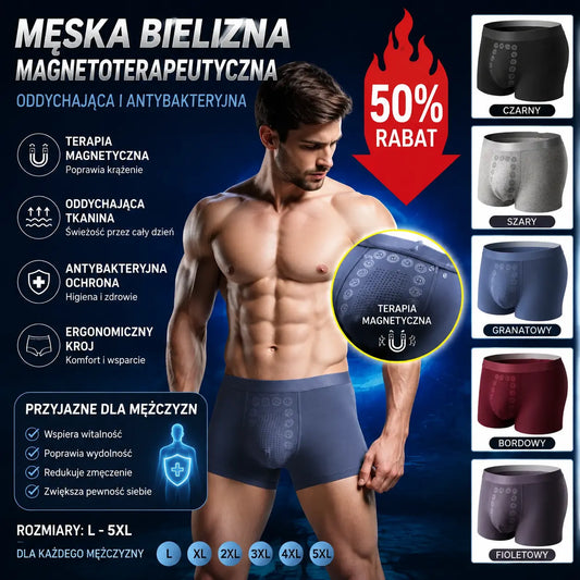 👍🩲【3 darabos csomag】Férfi légáteresztő, antibakteriális pamut boxeralsó