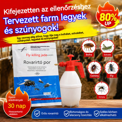 【10 táska】🦟Kifejezetten szúnyogok és legyek irtására tervezték a farmokon, egy csomag elpusztítja a bolhákat/szöcskéket/csótányokat/legyeket/szúnyogokat!