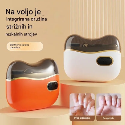 ✂️💅🔥50 % popust za omejen čas🔥 Večnamenska električna pilica za nohte, električni ščipalnik za nohte z zaščito pred uščipnitvijo