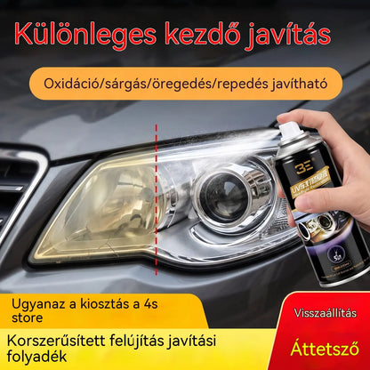 🚗🔥2026 Új Autó Fényszóró Javító Folyadék, Fényszóró Sárgulása, Elmosódása és Karcolása Javító Szerszámkészlet