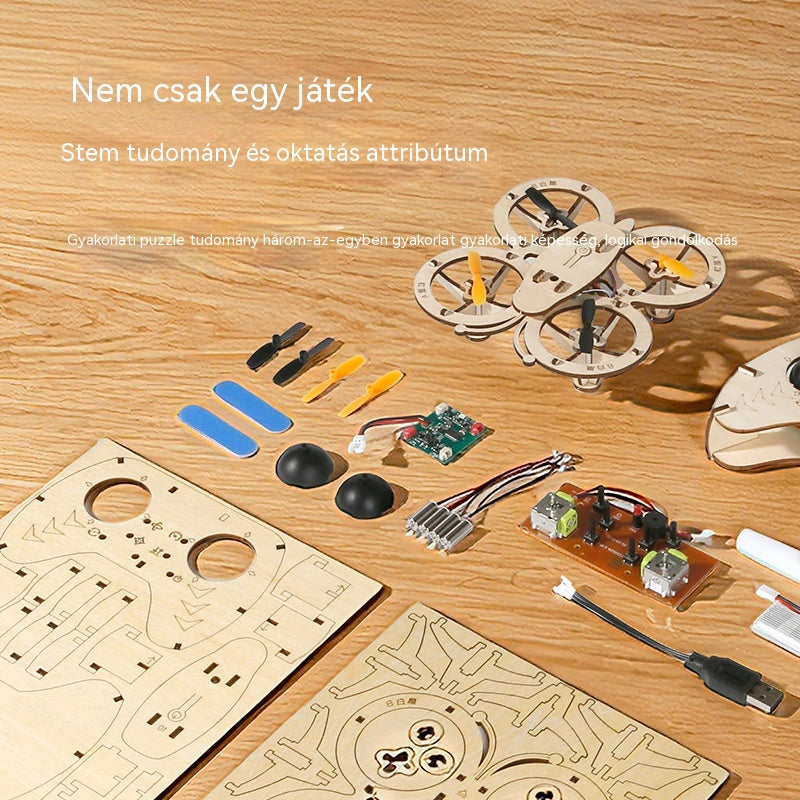 ✈️DIY Fa drónépítő készlet gyerekeknek