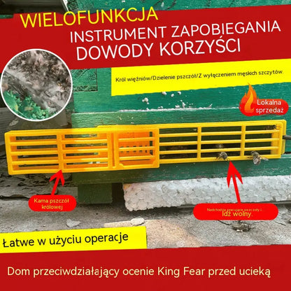 🔥【Kup 5, a 5 dostaniesz gratis】🔥Urządzenie do separacji pszczół, element zapobiegający ucieczce pszczół, wielofunkcyjna automatyczna rama do zbierania matek