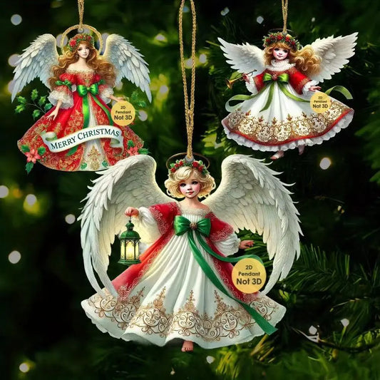 🎄🎁【Korlátozott ideig érvényes ajánlat - 50% kedvezmény】👼 Fa angyal karácsonyi dísz