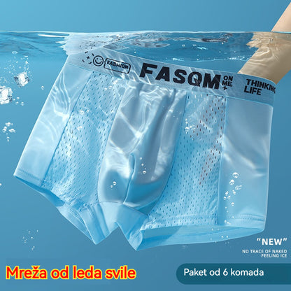 🔥Calzoncillos bóxer para hombre confeccionados en malla Air Mesh Ice Silk. Elásticos, cómodos y transpirables.