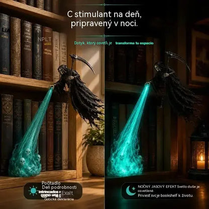 🎃🔥 3D dekoratívne anjelské LED svetlo | Fantasy svietiaca dekorácia police