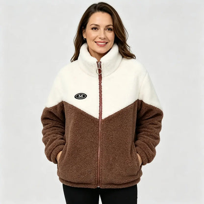 🔥🐏【M-4XL】Bavlněná bunda se zimní podšívkou, silnou podšívkou z umělého beránka a hřejivou úpravou