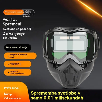 🔥⚡Samozatemnitvena varilska čelada za zaščito oči