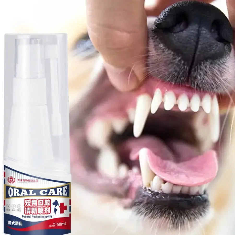 🐶🐱【Compra 1, llévate 1 gratis】Spray limpiador bucal y dental para mascotas