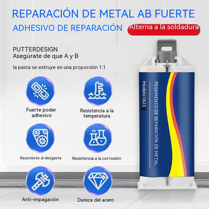【2 artículos】🛠️ COMPRA MÁS Y LLÉVATE MÁS GRATIS ⚡ Adhesivo industrial de alta resistencia: unión de alta fuerza, resistente al calor y a los impactos para múltiples materiales 🔥