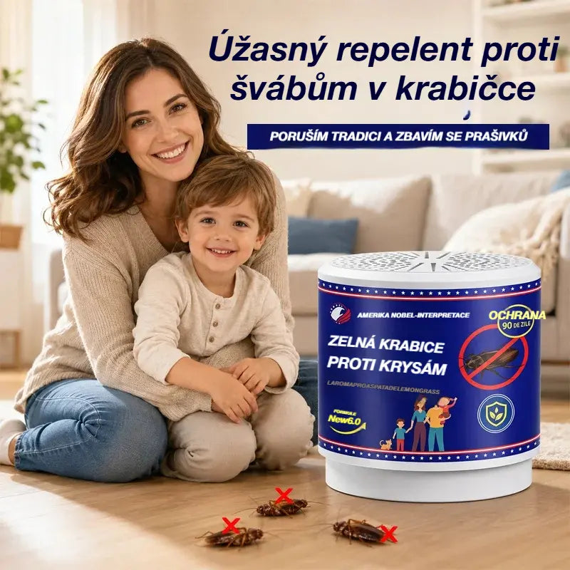 👍【2 kusy 22 €】Magická krabička na šváby s botanickými extraktmi - ekologický repelent bez toxických látok pre domácnosť a reštaurácie, dlhotrvajúca účinnosť