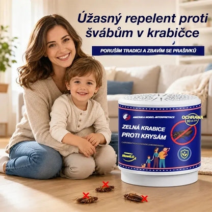 👍【2 kusy 22 €】Magická krabička na šváby s botanickými extraktmi - ekologický repelent bez toxických látok pre domácnosť a reštaurácie, dlhotrvajúca účinnosť