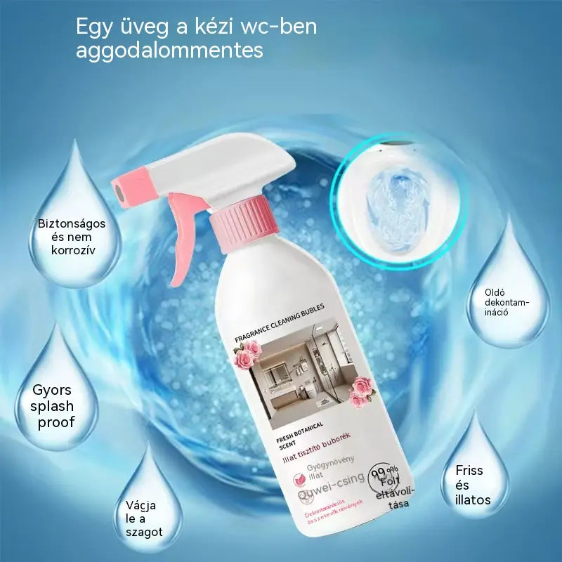 🚿✨ 50% KEDVEZMÉNY! Univerzális fürdőszobatisztító spray – Gyorsan feloldja a sókat és a szappanlerakódásokat. 🧼💨