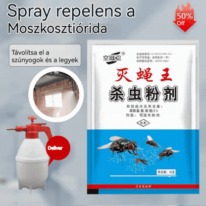 【10 táska】🦟Kifejezetten szúnyogok és legyek irtására tervezték a farmokon, egy csomag elpusztítja a bolhákat/szöcskéket/csótányokat/legyeket/szúnyogokat!