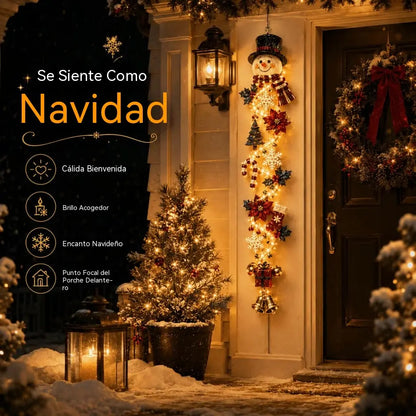 🎄🎃Zadnji dan! 🎅Izkoristite 49 % popusta na osvetljene božične okraske za vrata!